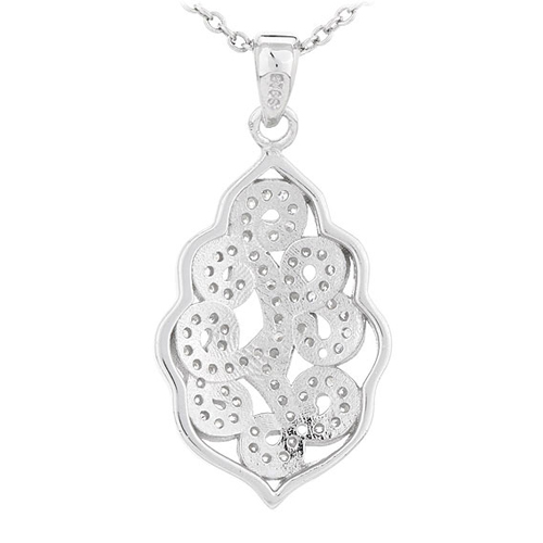 pendentif femme argent zirconium 8300679 pic3