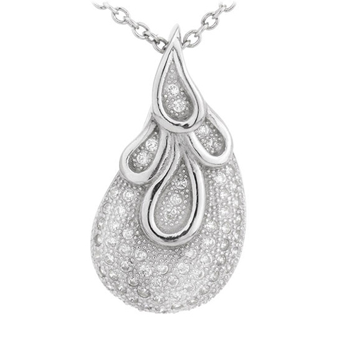 pendentif femme argent zirconium 8300681