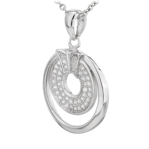 pendentif femme argent zirconium 8300682 pic2