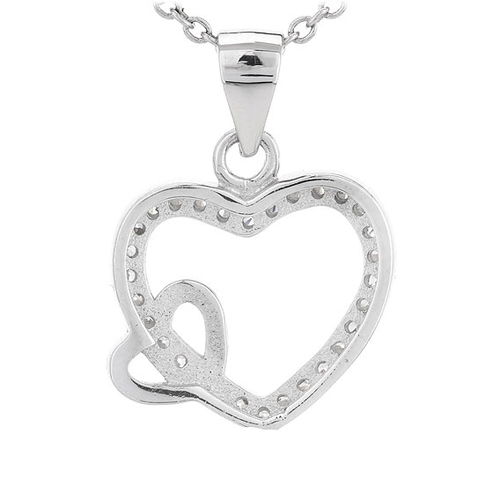 pendentif femme argent zirconium 8300697 pic3