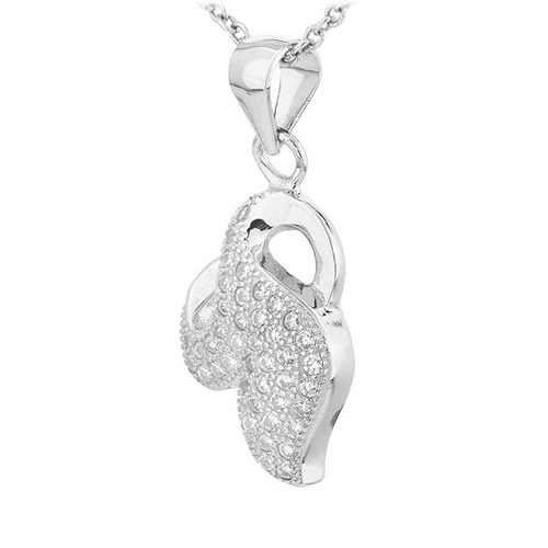 pendentif femme argent zirconium 8300698 pic2