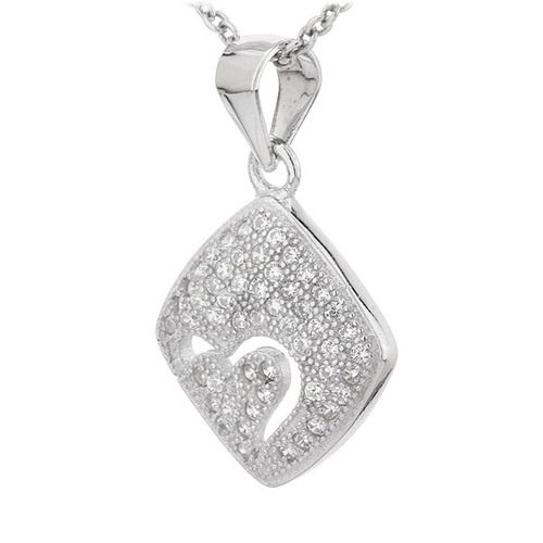 pendentif femme argent zirconium 8300699 pic2