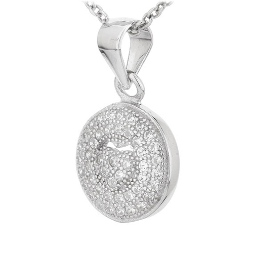 pendentif femme argent zirconium 8300700 pic2