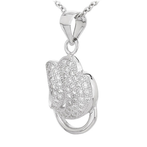 pendentif femme argent zirconium 8300704 pic2