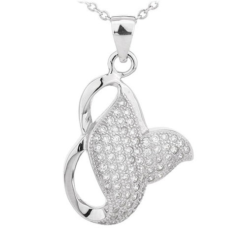 pendentif femme argent zirconium 8300707