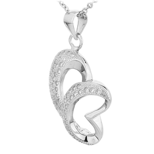 pendentif femme argent zirconium 8300711 pic2