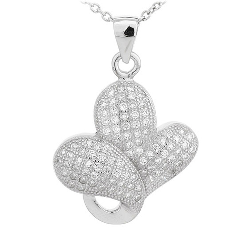 pendentif femme argent zirconium 8300712