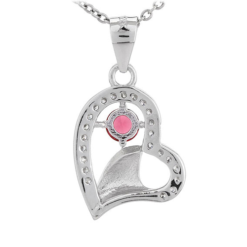 pendentif femme argent zirconium 8300720 pic3