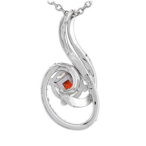 pendentif femme argent zirconium 8300727 pic3