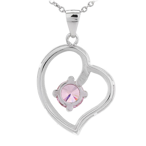 pendentif femme argent zirconium 8300733 pic3