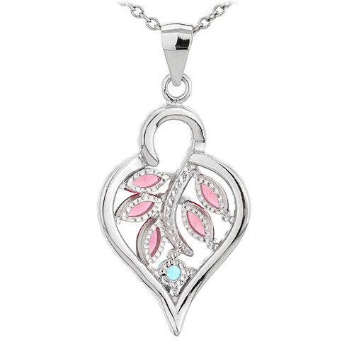 pendentif femme argent zirconium 8300734 pic3