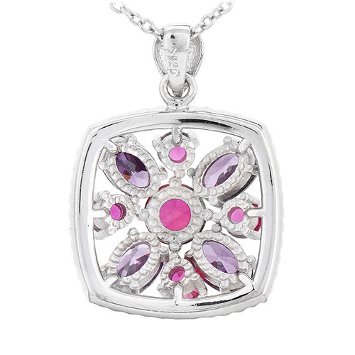 pendentif femme argent zirconium 8300735 pic3