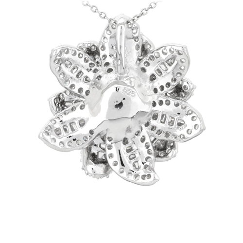 pendentif femme argent zirconium 8300746 pic3