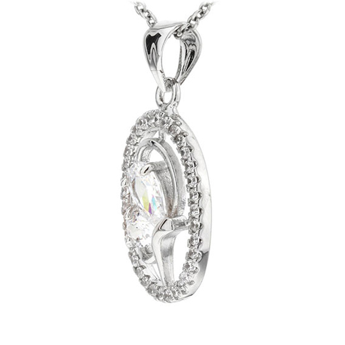 pendentif femme argent zirconium 8300750 pic2