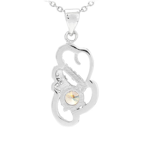 pendentif femme argent zirconium 8300751 pic3