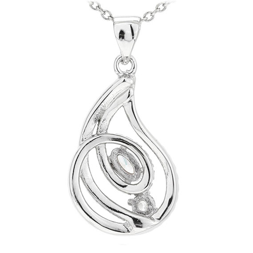 pendentif femme argent zirconium 8300752 pic3