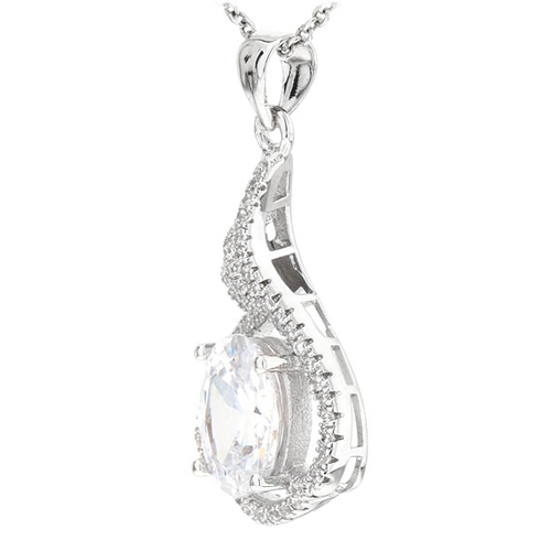 pendentif femme argent zirconium 8300756 pic2