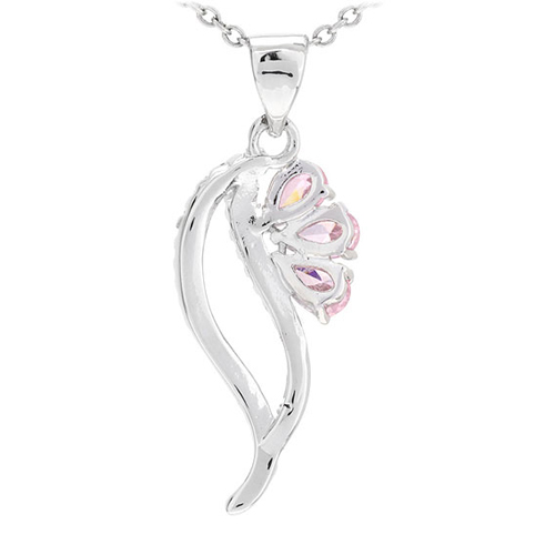 pendentif femme argent zirconium 8300760 pic3