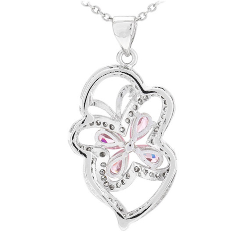 pendentif femme argent zirconium 8300762 pic3