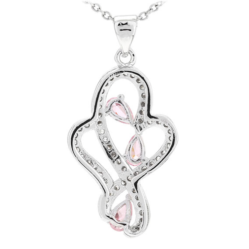 pendentif femme argent zirconium 8300763 pic3