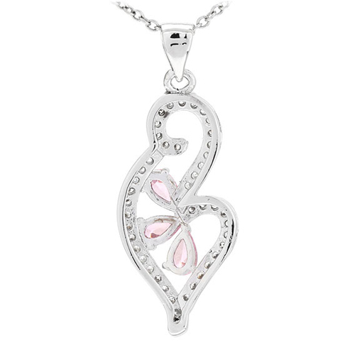 pendentif femme argent zirconium 8300764 pic3