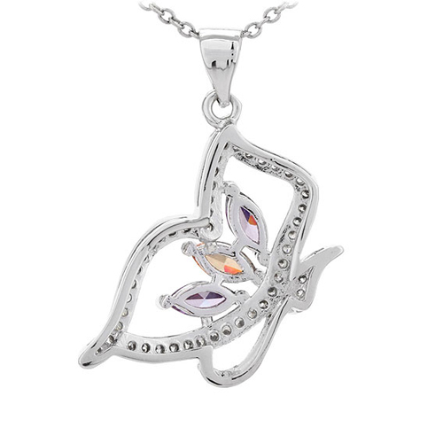 pendentif femme argent zirconium 8300769 pic3