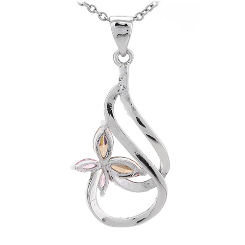 pendentif femme argent zirconium 8300770 pic3