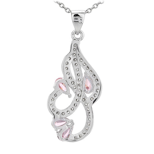 pendentif femme argent zirconium 8300771 pic3