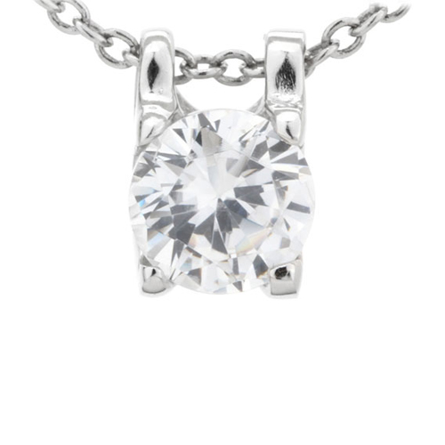 pendentif femme argent zirconium 8300774