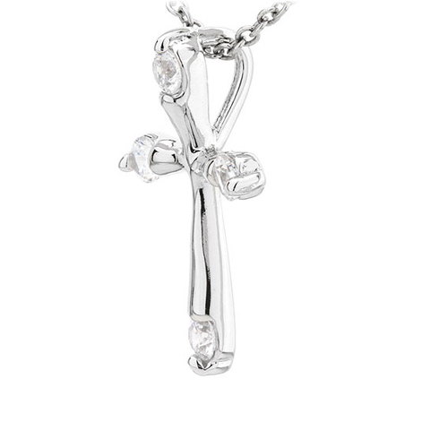 pendentif femme argent zirconium 8300777 pic2