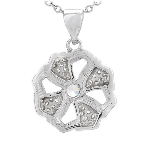 pendentif femme argent zirconium 8300778 pic3