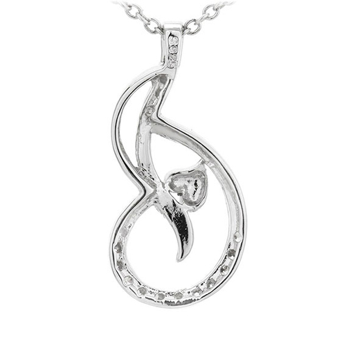 pendentif femme argent zirconium 8300780 pic3