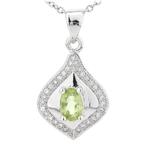 pendentif femme argent zirconium 8300781