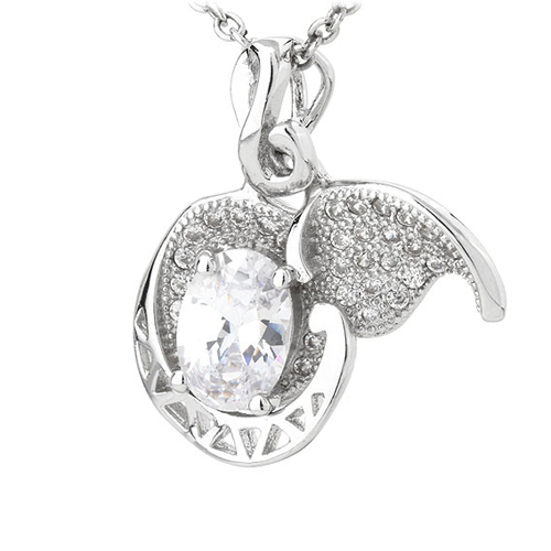 pendentif femme argent zirconium 8300782 pic2