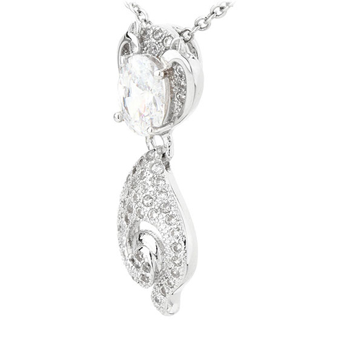 pendentif femme argent zirconium 8300783 pic2