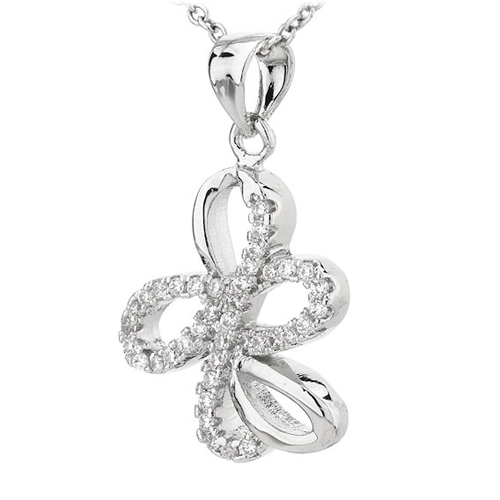 pendentif femme argent zirconium 8300784 pic2