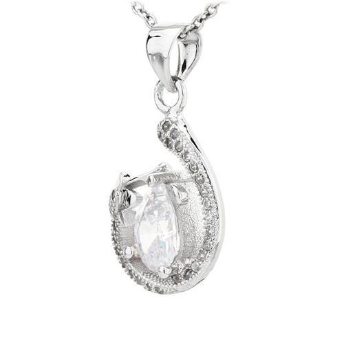 pendentif femme argent zirconium 8300786 pic2