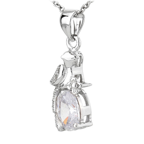 pendentif femme argent zirconium 8300787 pic2