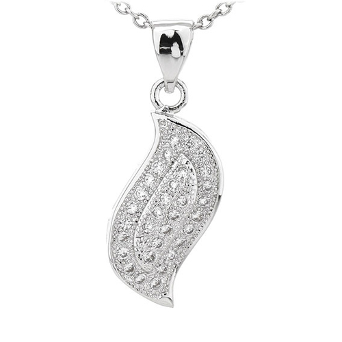 pendentif femme argent zirconium 8300788