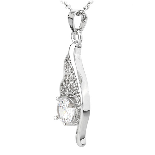 pendentif femme argent zirconium 8300789 pic2