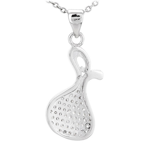 pendentif femme argent zirconium 8300790 pic3