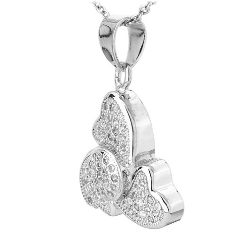 pendentif femme argent zirconium 8300792 pic2