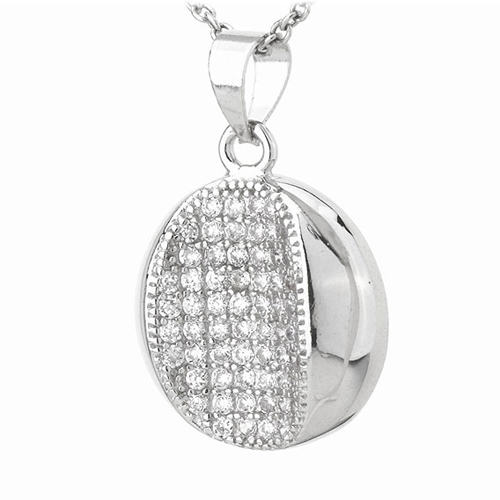 pendentif femme argent zirconium 8300793 pic2