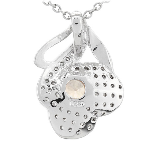 pendentif femme argent zirconium 8300794 pic3