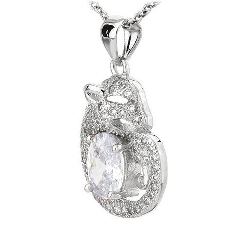 pendentif femme argent zirconium 8300804 pic2