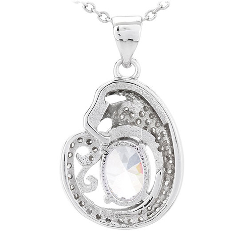 pendentif femme argent zirconium 8300804 pic3