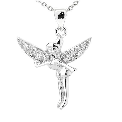 pendentif femme argent zirconium 8300806