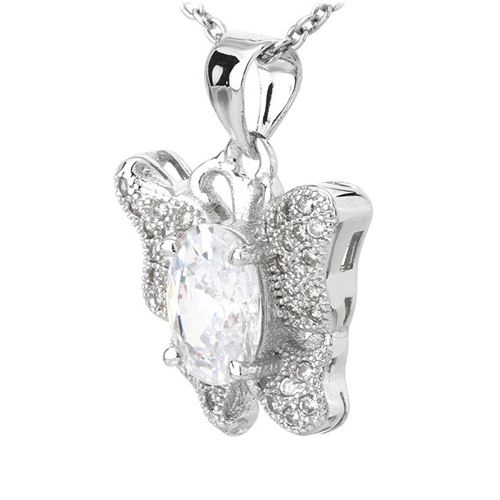 pendentif femme argent zirconium 8300808 pic2