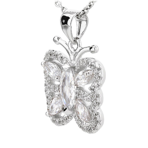 pendentif femme argent zirconium 8300809 pic2