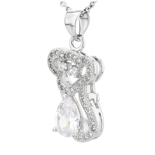 pendentif femme argent zirconium 8300810 pic2